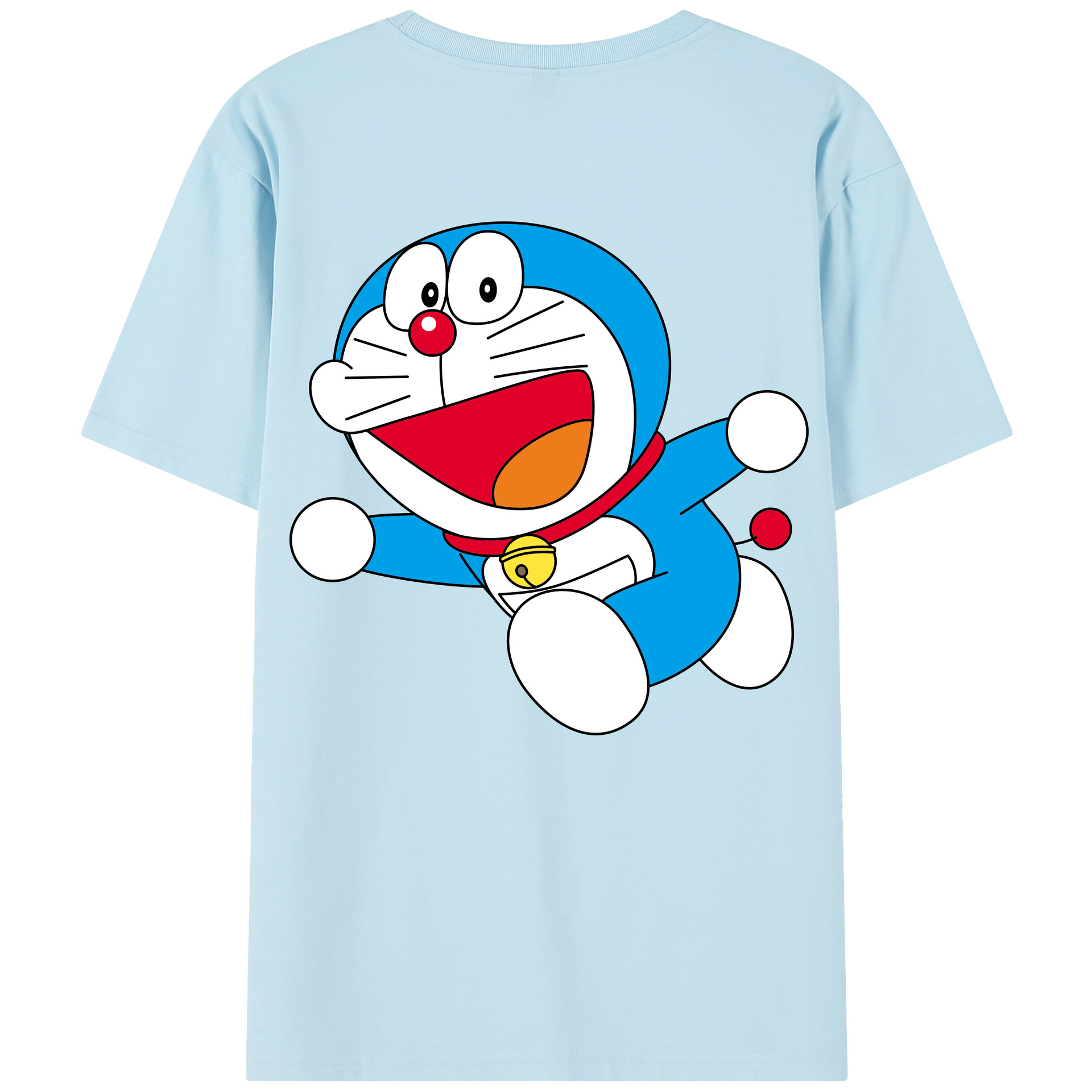 （画像用） ドラえもん Doraemon 綿100％半袖Tシャツ（背面プリント）